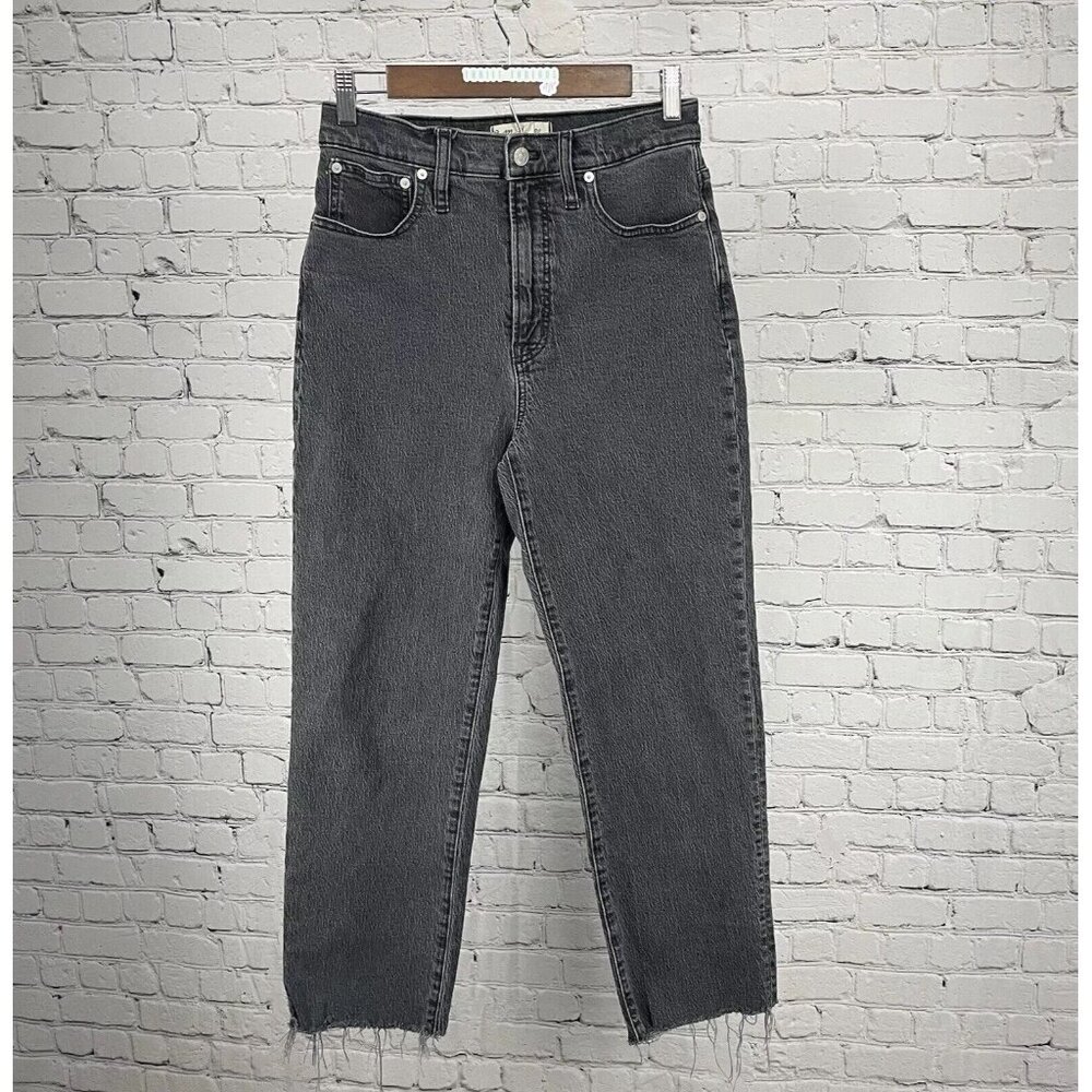 Madewell The Perfect Vintage Jean Black Wash High Rise Jeans Size 27 (27x27)